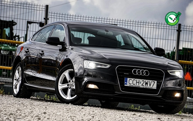 Audi A5 cena 78500 przebieg: 119000, rok produkcji 2014 z Kalety małe 742